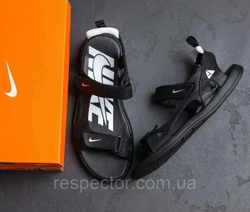 Nike шкіряні чоловічі сандалі босоніжки мужские сандалии босоножки