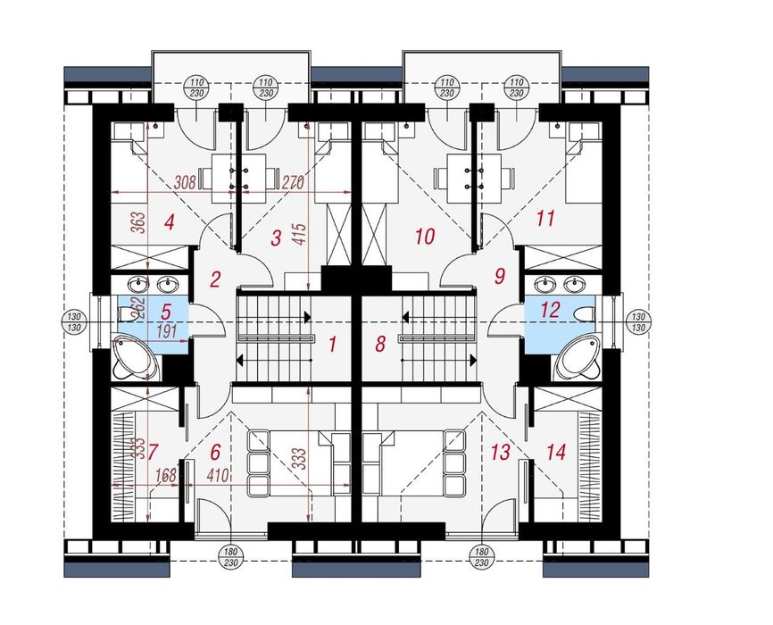 Dom na działce  500m2