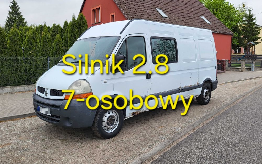 Renault Master 2.8 DTI 7-osobowy maxi L3H2 Opel Movano brygadowka
