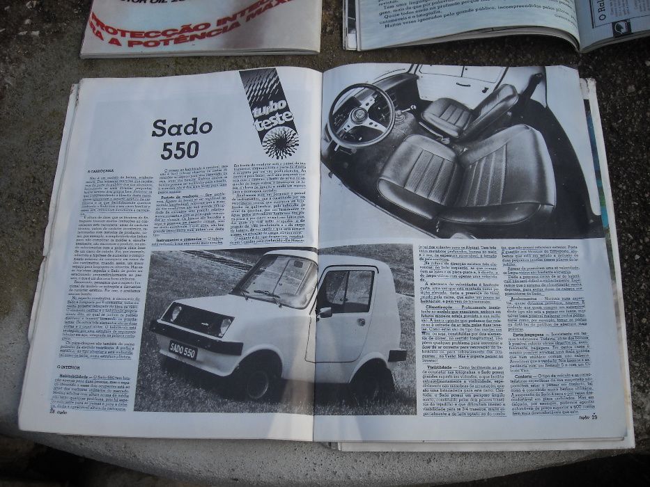 Revistas antigas auto automovel Turbo