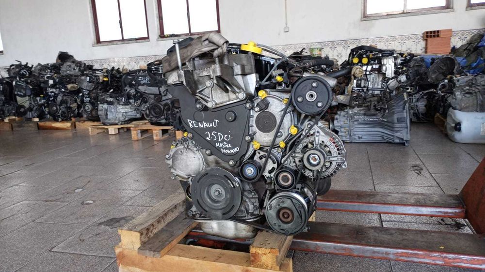 Motor completo Renault Master e Opel Movano 2.5DCI 100cv G9UA754