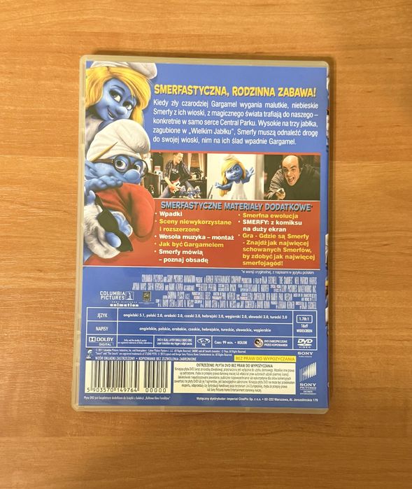 Smerfy - płyta DVD