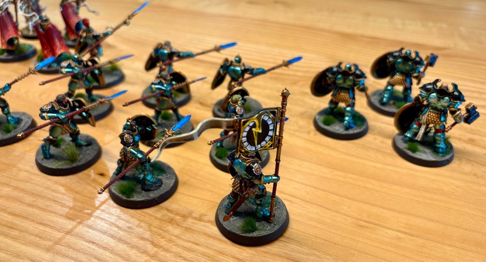 Stormcasts Eternals - zestaw pomalowanych modeli (Annihilators, Praetors, Vindictors, Lord-Relictor)