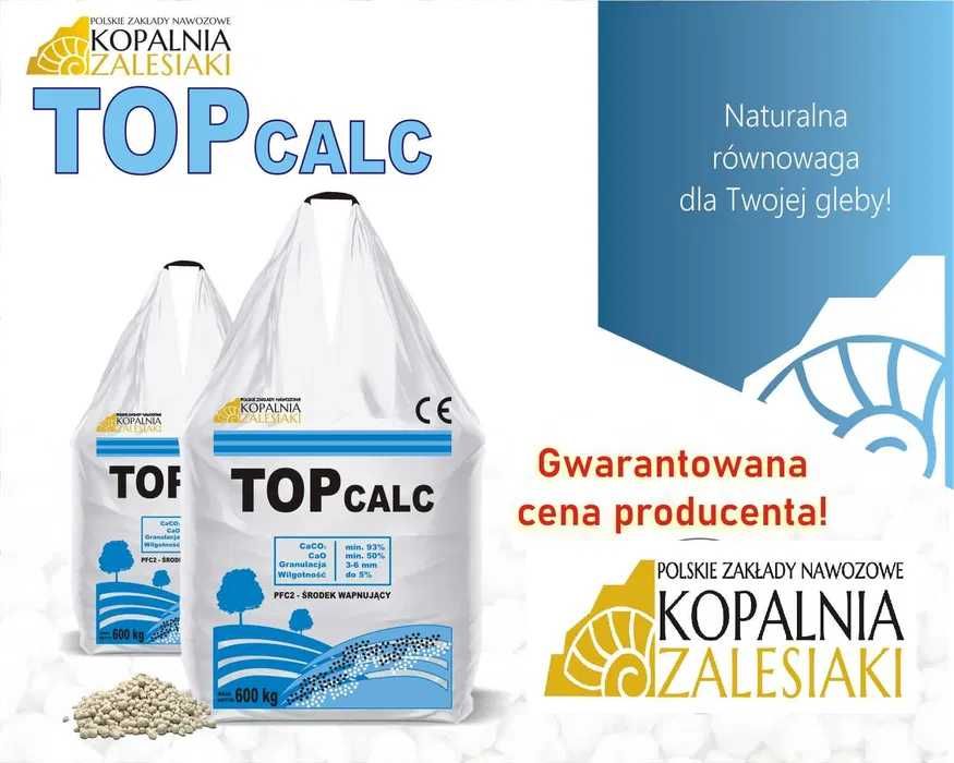 Wapno węglanowe granulowane ***TopCalc***KOPALNIA ZALESIAKI