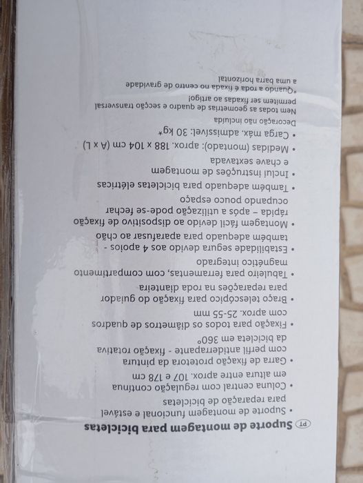 Suporte Manutenção de Bicicleta