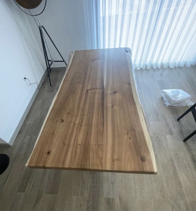 Mesa madeira rústica - NOVA