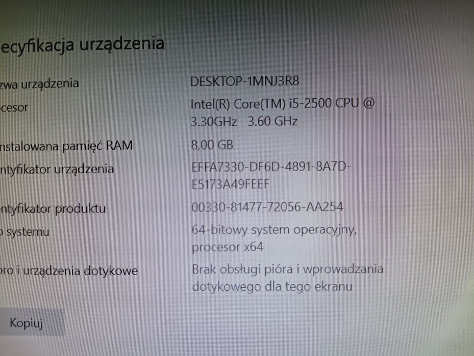 Komputer stacjonarny