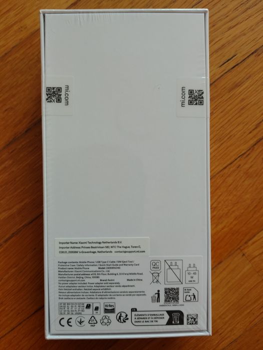 Redmi Note 14 5G Global Version 8/256 GB (NFC, 6,7", 120 Гц, MTK 7025, 108 Мп) Midnight Black/Lavender Purple