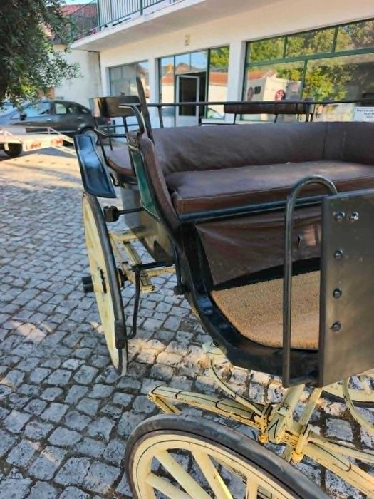 ANTIGO Braek Saloio, Finais Séc. XIX. Charrete Clássica (ou carruagem ligeira de estilo Phaeton / Milord)