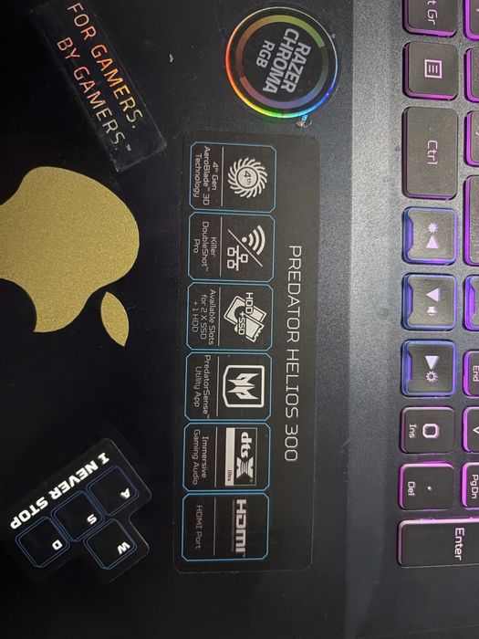 Laptop gamingowy predator helios 300 i5-10300h gtx 1650 ti