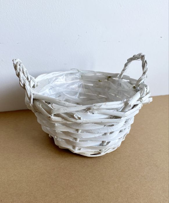 Akcesoria florystyczne, koszyk wiklinowy