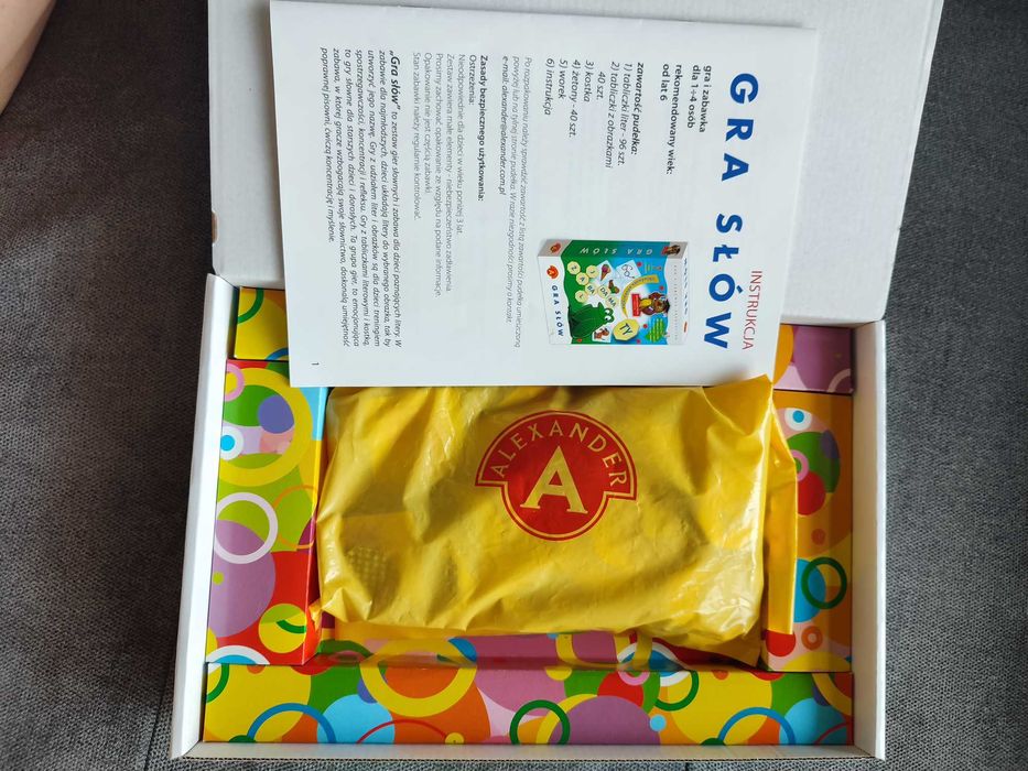 Gra edukacyjna Gra Słów Sowa Mądra Głowa