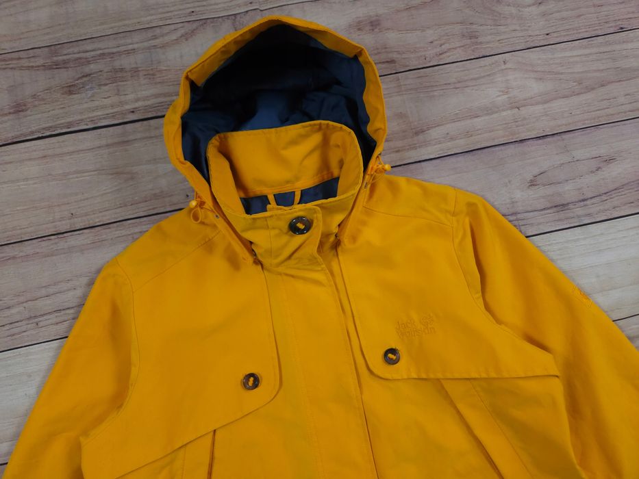 JACK WOLFSKIN Kurtka Płaszcz Damska Texapore Żółta r. XL