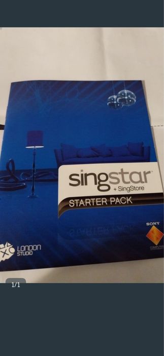 Manual jogo Ps3 Singstar Starter Pack