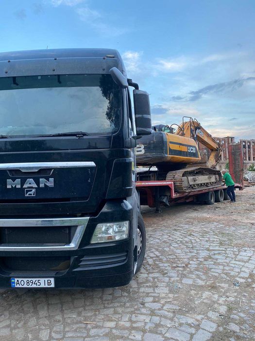 Послуги оренда екскаватора та трала Львів область