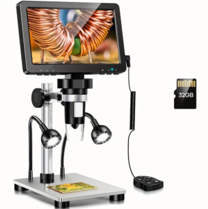 цифровой микроскоп DM9 с 7-дюймовым ЖК-экраном.