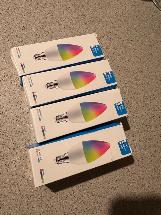 4 szt inteligentne żarówki e14 zigbee