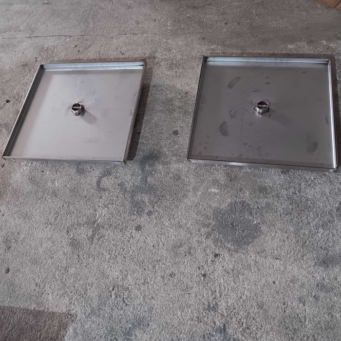 Tampas ocultas em inox