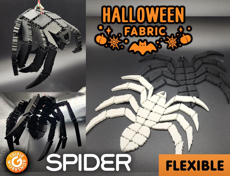 Aranha Flexível Halloween