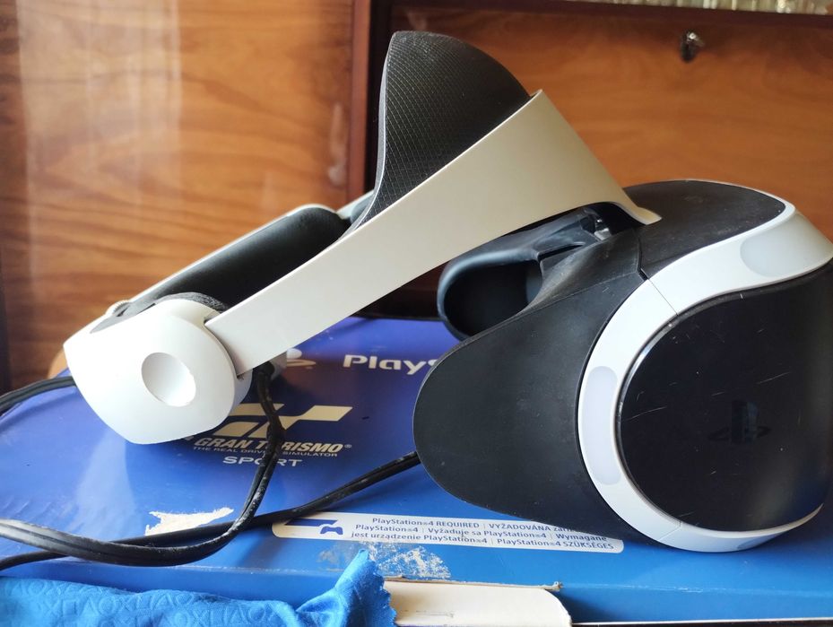 PlayStation VR PS4 komplet + 2 Move + kamera + pudełko - sprawny