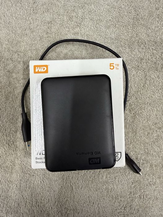 Внешний hdd usb 3.2  WD 5TB Elements Portable