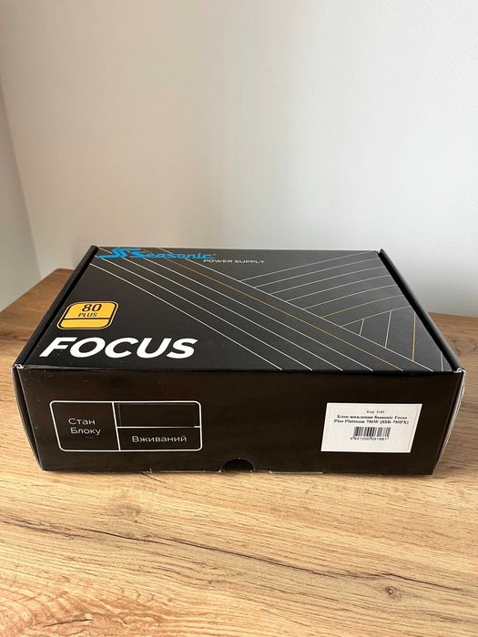 Блок живлення Seasonic Focus Plus Platinum 750W (SSR-750PX) - 3160