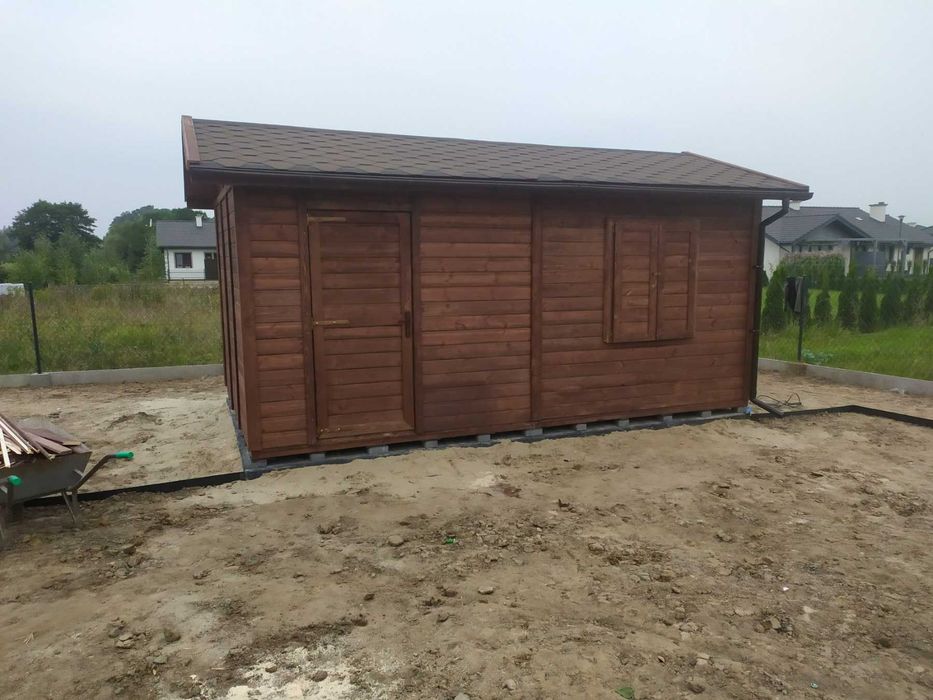 domek domki narzędziowy drewutnia letniskowy