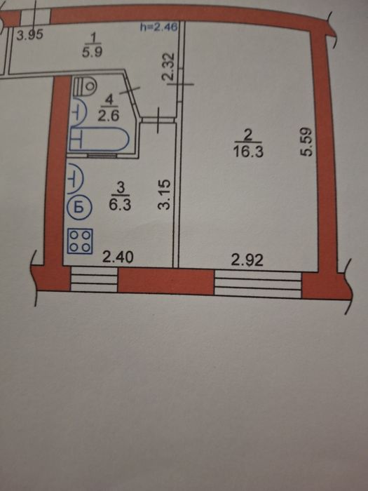 Продаж квартири з гарними перспективами під бізнес