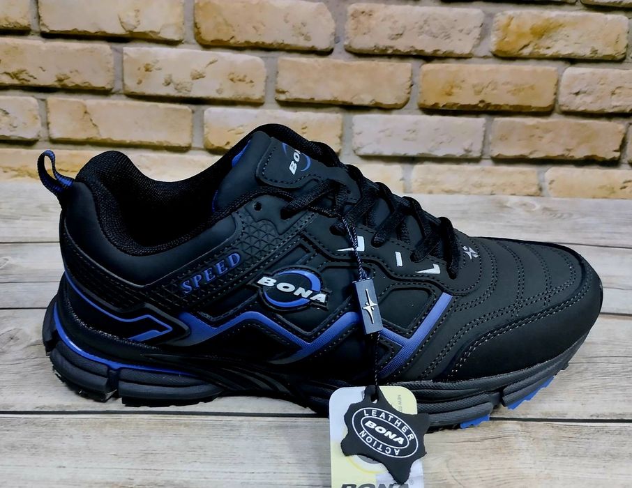 Шкіряні чоловічі кросівки Bona 926L  41.44.45p