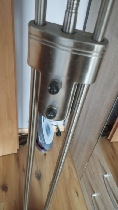 Lampa pokojowa stojąca podwójna pomarańczowa