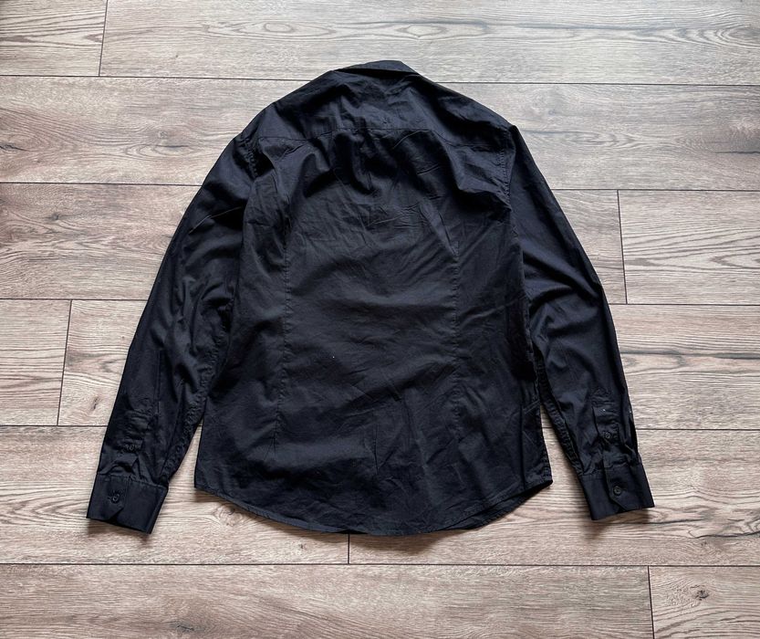 Koszula długi rękaw ARMANI EXCHANGE Slim męska czarna r. M