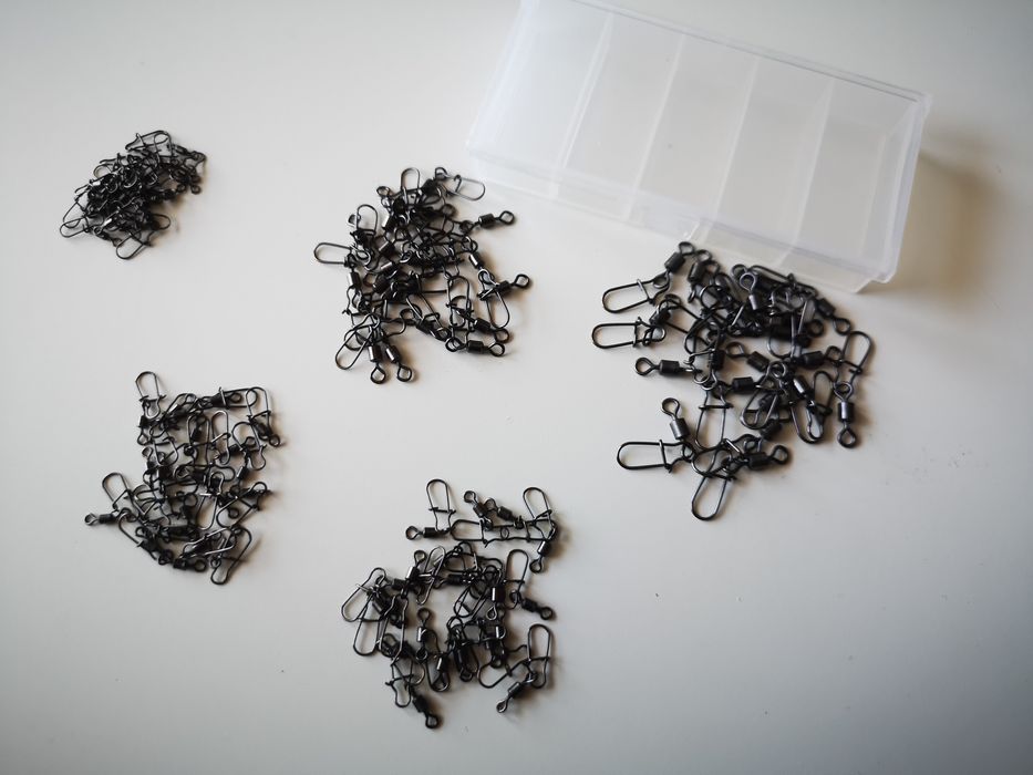 Agrafki wędkarskie 50 sztuk