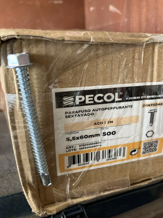 Parafuso Autorroscante 5,5x60mm 500un