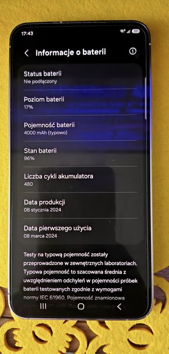 Samsung s24 biały