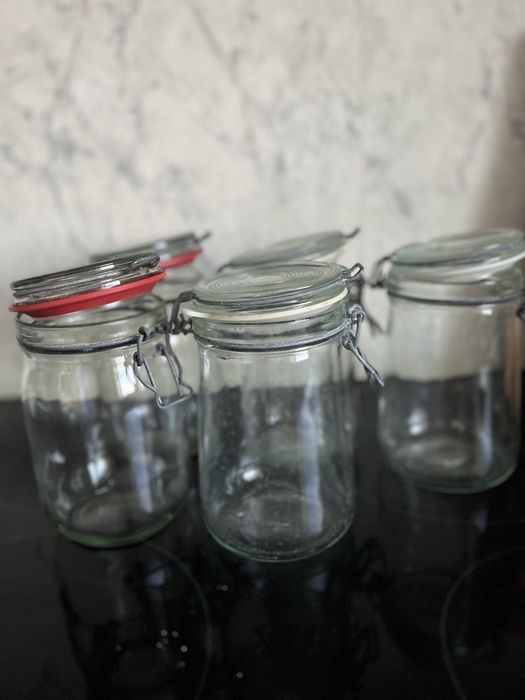 Słoiki szklane 5 sztuk