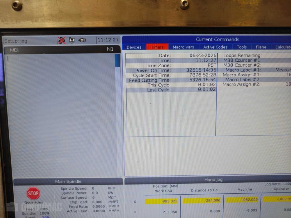 Centrum obróbcze CNC HAAS VF-6SS