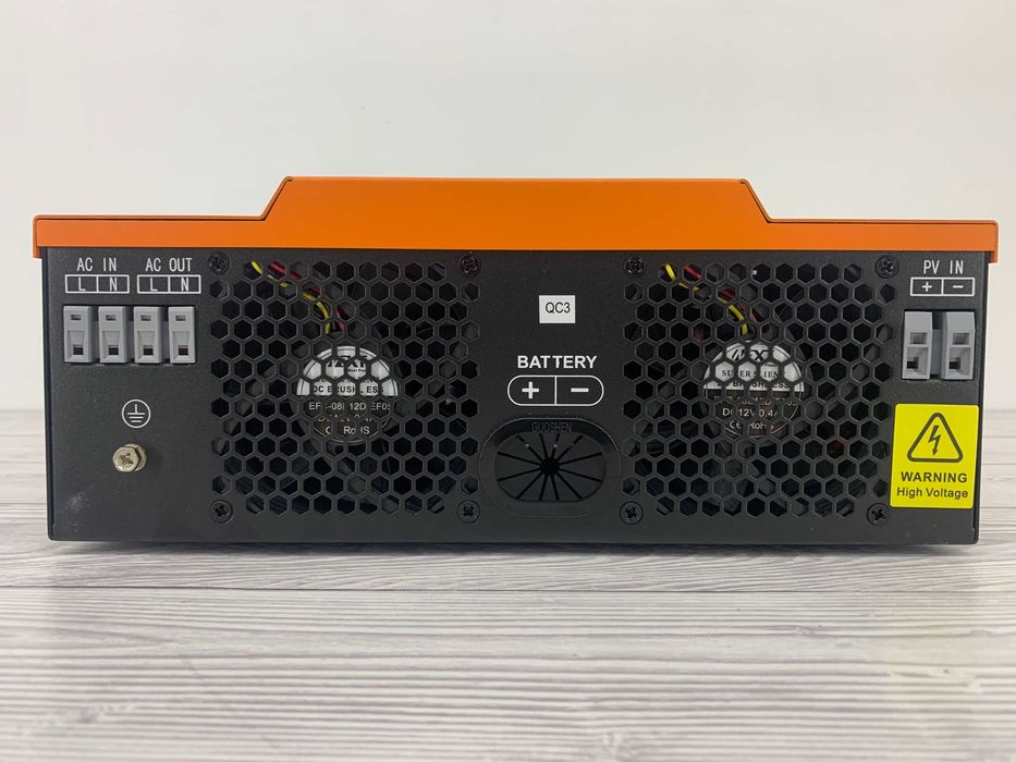 ‼️ Гарантія 12 міc. Сонячний інвертор Powmr 3.2 квт  POW-HVM3.2H-24V 24V синус  з функцією ДБЖ