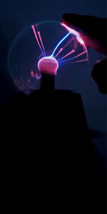 Bola de plasma com carregador