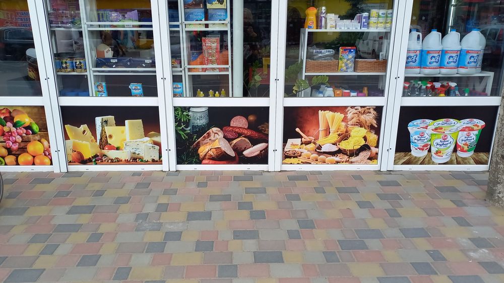 Рекламні банери, плівка оракал,  Плотерна порізка, реклама,