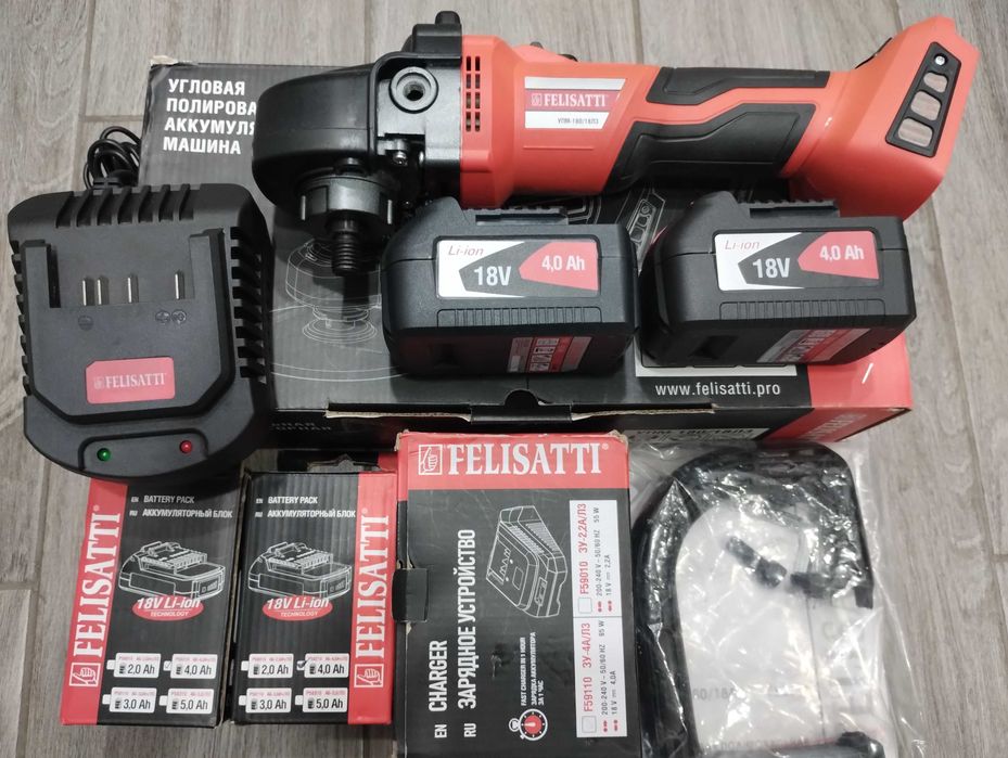 Акумуляторна полірувальна машина Felisatti УПМ-180/18Л3 P52211