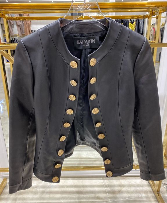 Шкіряна куртка жакет