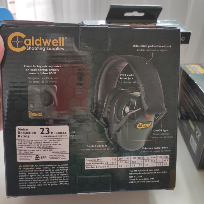 Активні навушники Caldwell E-Max Low Profile Активные наушники