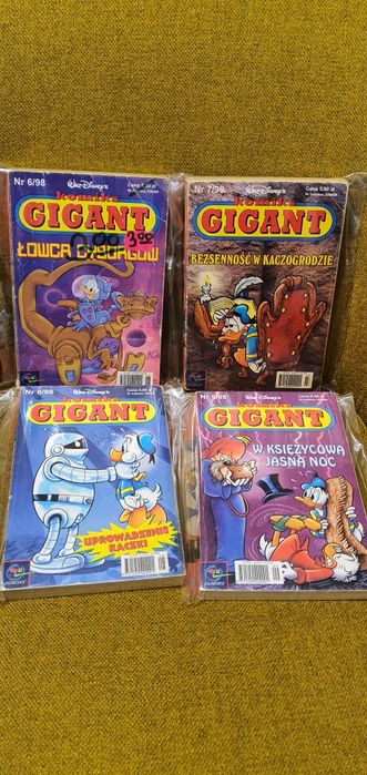 Komiksy Gigant 1998r