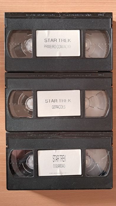 Pack 3 filmes Star Trek em VHS