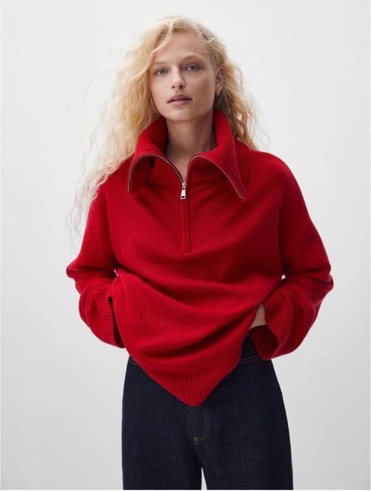 Кардиган halfzip, светр, кофта