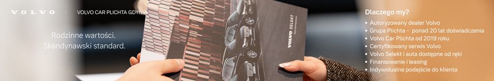 Volvo Car Plichta Gdynia - autoryzowany dealer Volvo Selekt top banner