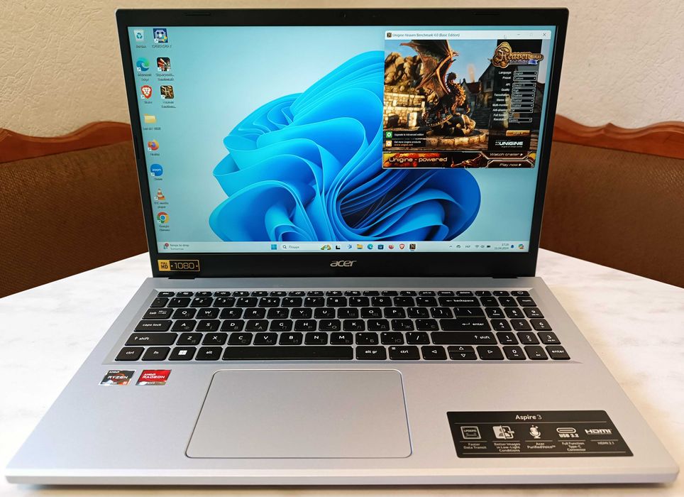 Acer Aspire 3 Ryzen 5 7520U/16 GB/SSD 512Gb/FullHD 1920x1080 сенсорний ...