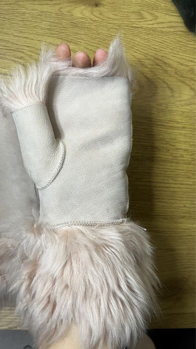 Митенки варежки перчатки из натуральный меха