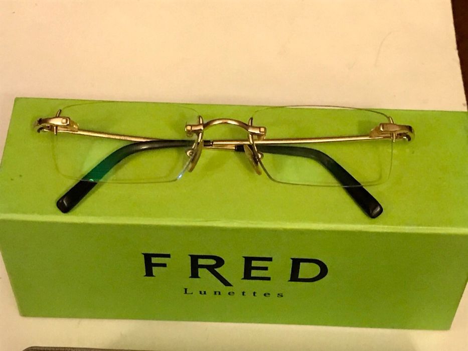 Oprawa okularowa , zlota,  FRED , model Manhattan