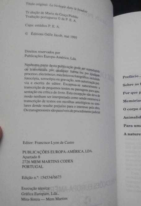 Alain Prochiantz - A Biologia na Alcova